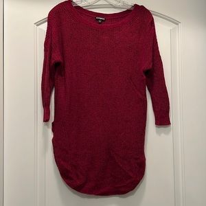 Express Tunic 3/4 Sleeve Sweater